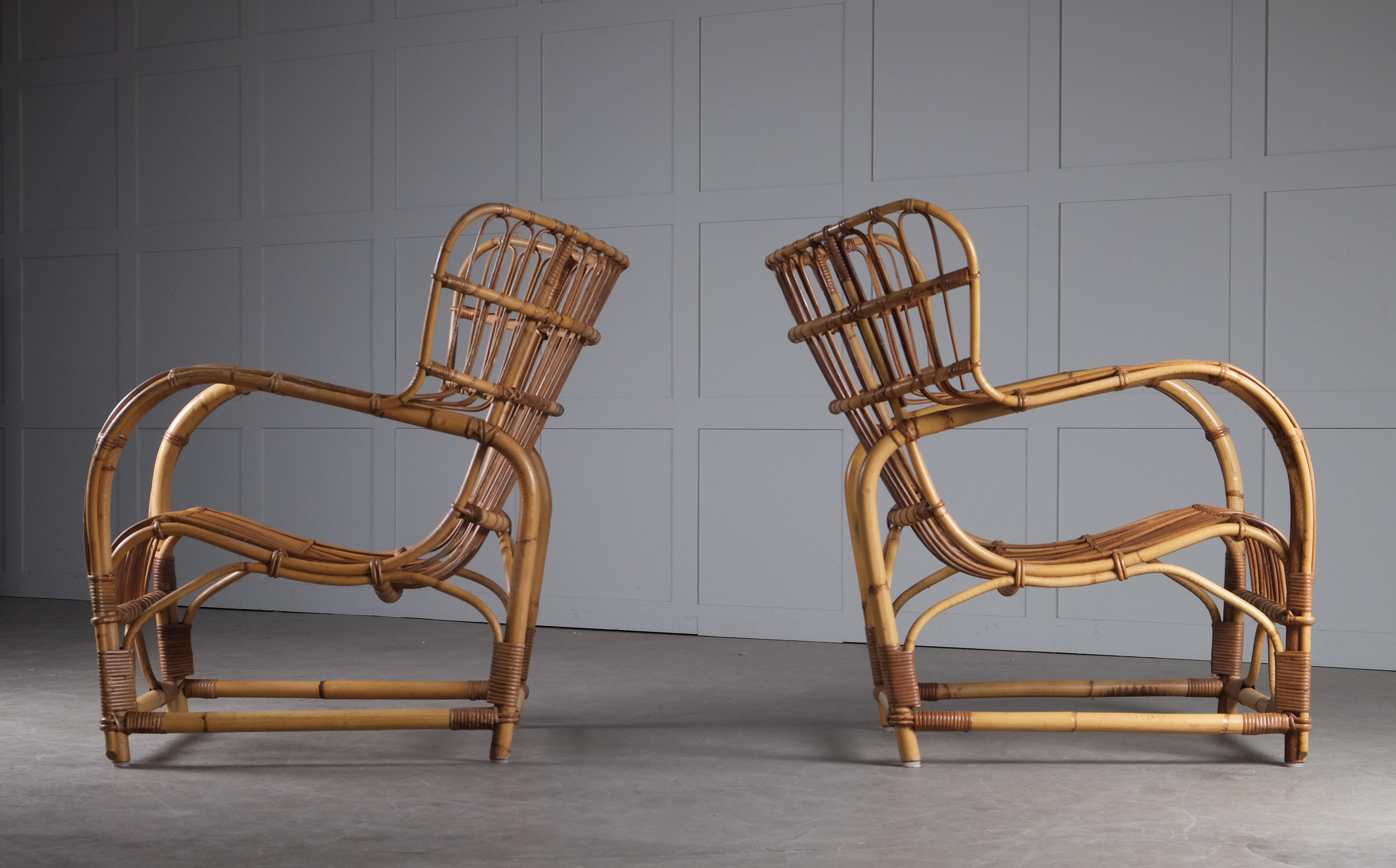 Pair of Viggo Boesen Easy Chairs, 1960s 3