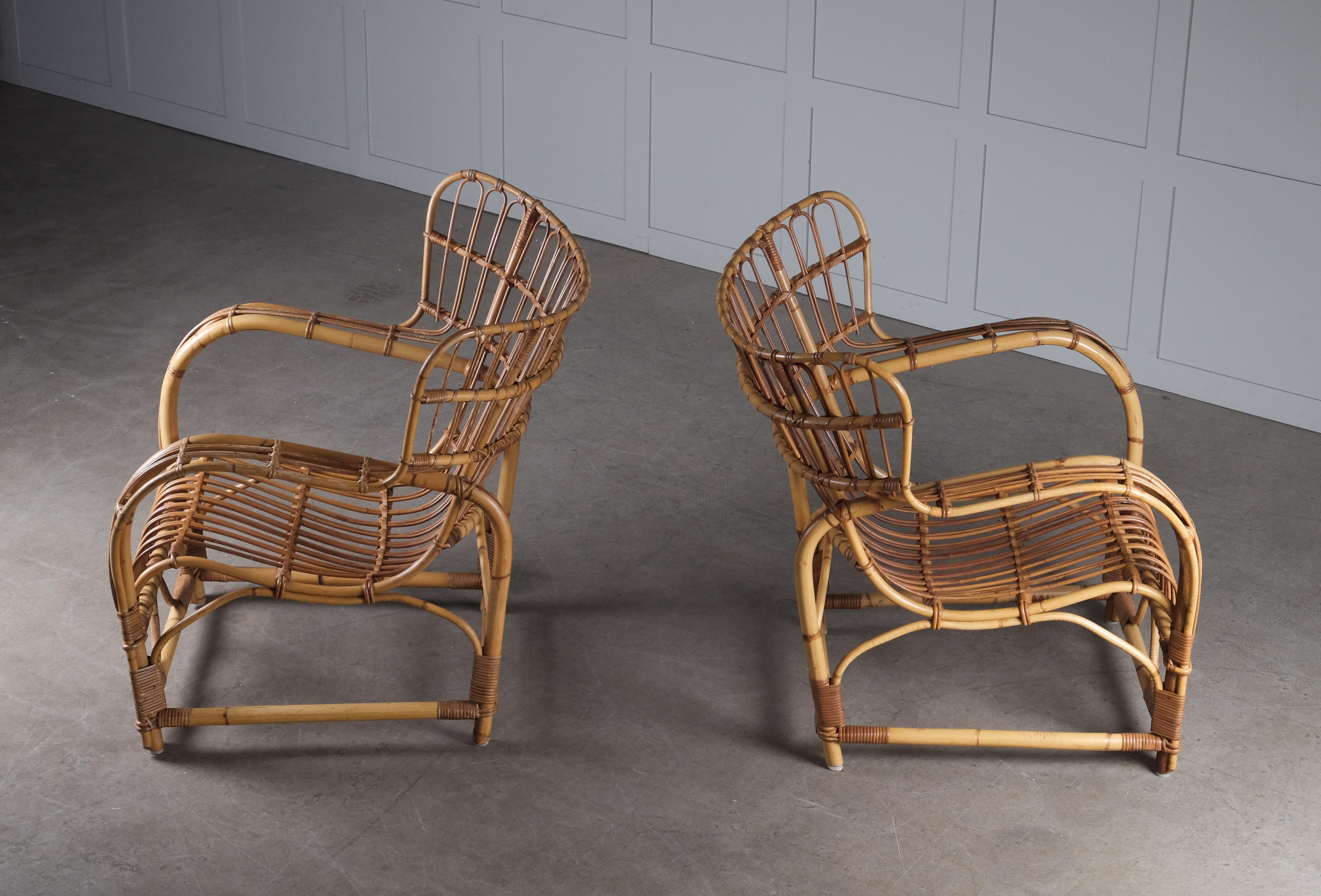 Pair of Viggo Boesen Easy Chairs, 1960s 4