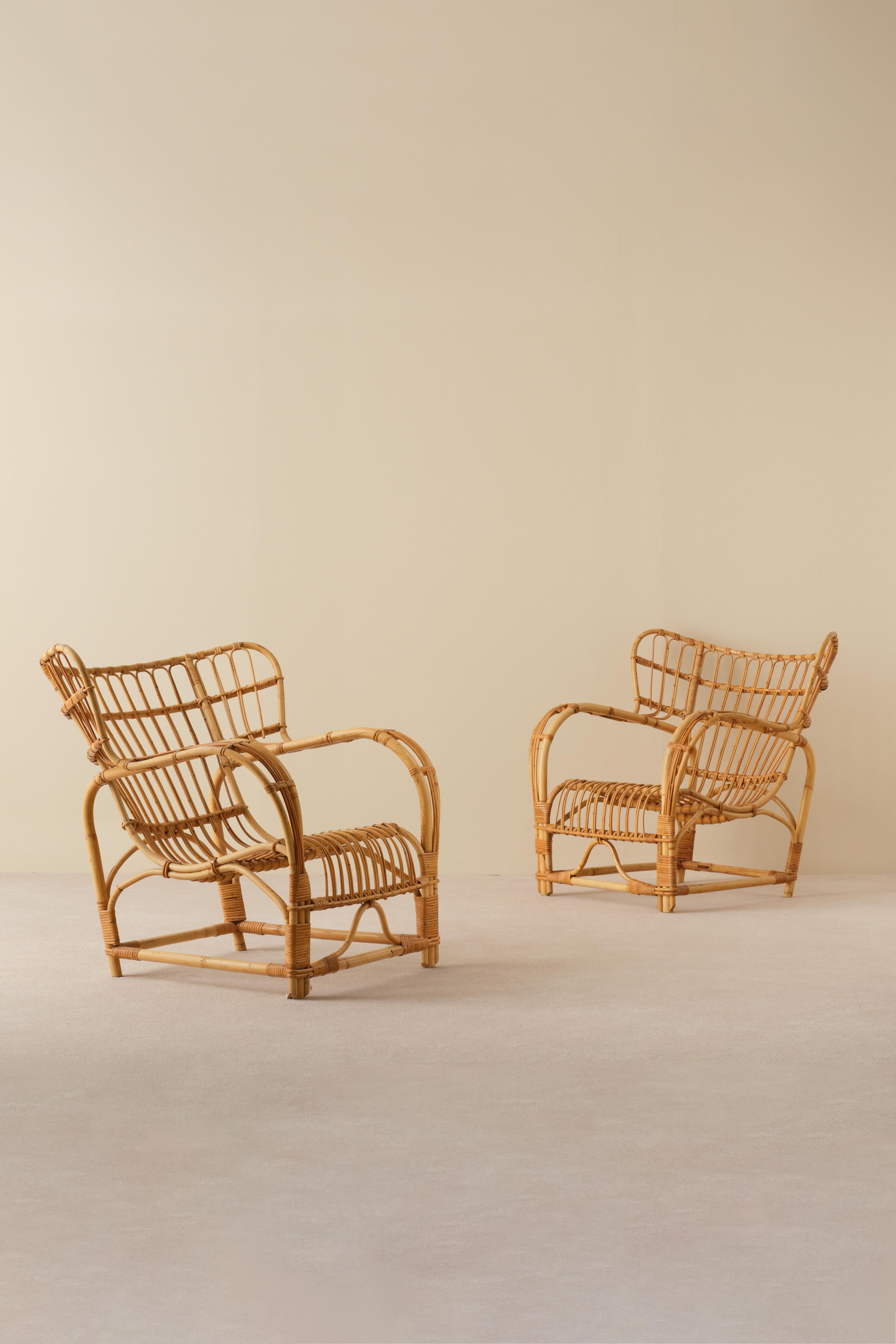 Pareja de butacas Viggo Boesen, años 60 Escandinavo moderno en venta