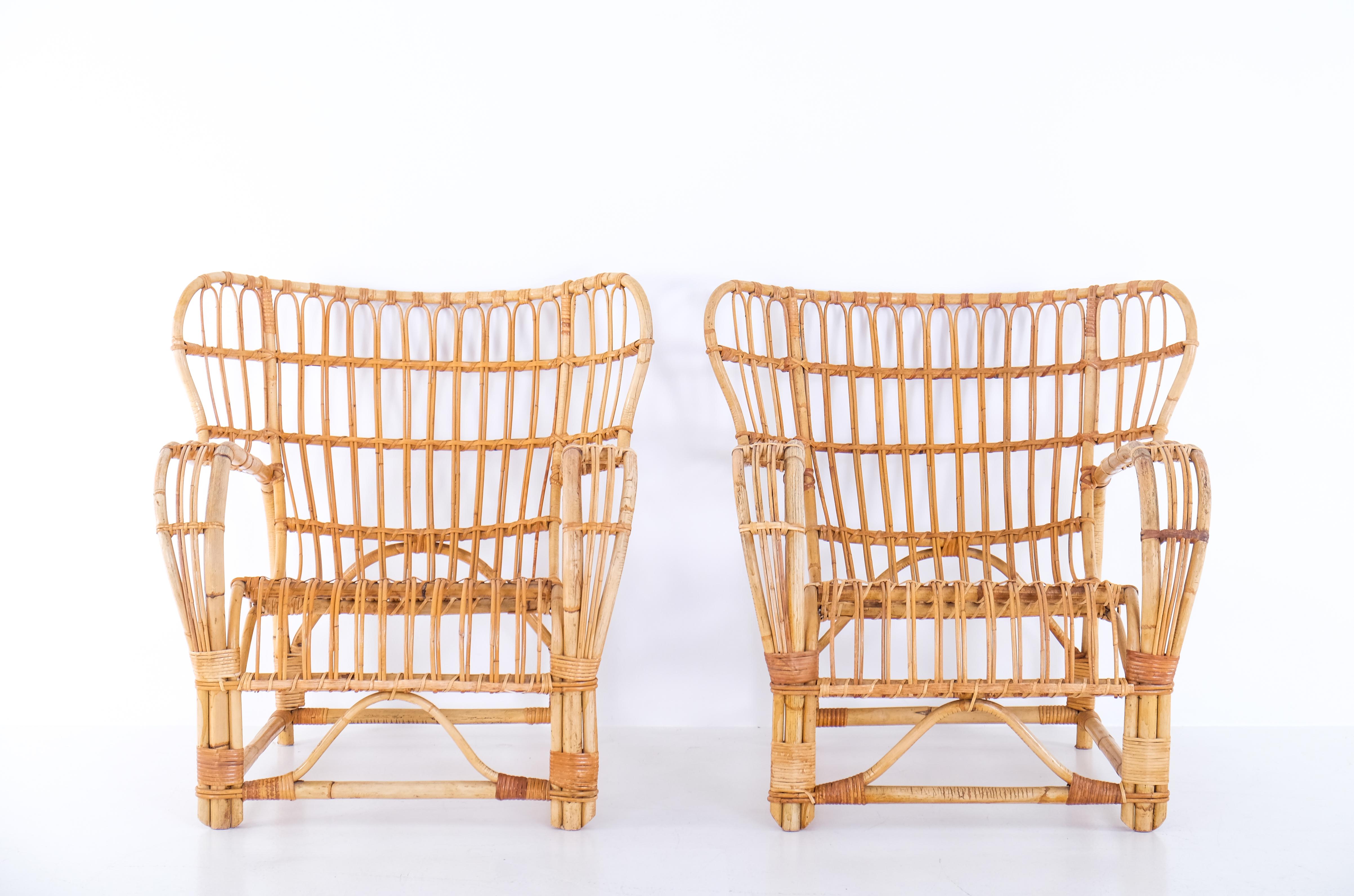 Pair of Viggo Boesen Easy Chairs, 1960s 2