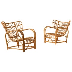 Pair of Viggo Boesen Easy Chairs, 1960s