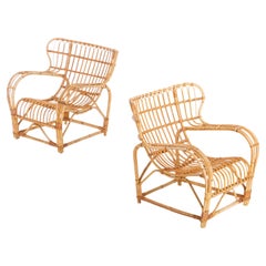 Pair of Viggo Boesen Easy Chairs, 1960s