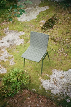 Pair of VilleAV33 Outdoor Side Chairs-Bronze Green-by Anderssen & Voll for &T