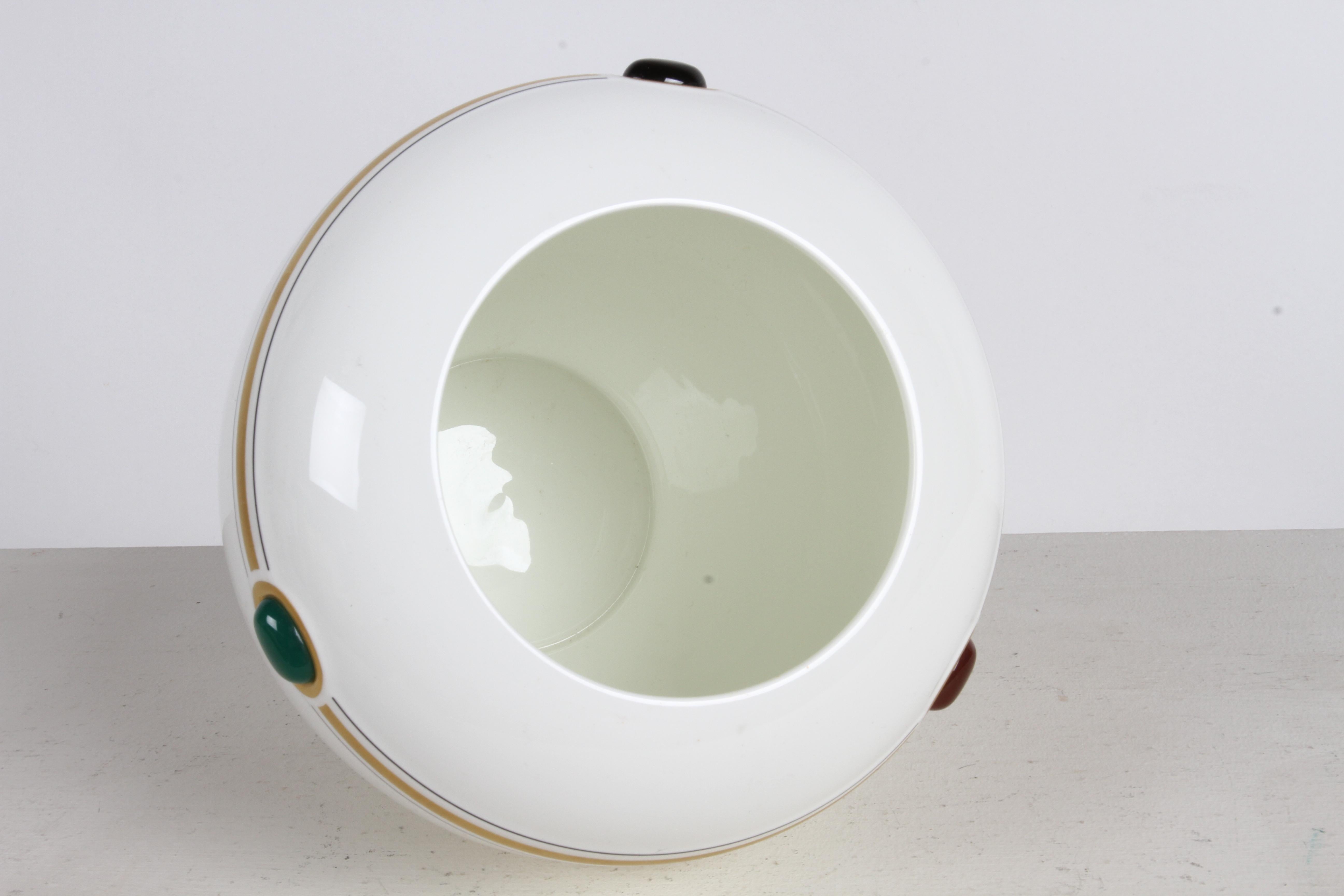 Pair of Villeroy & Boch Paloma Picasso Designed Bijou Jeweled Bone China Vases For Sale 5
