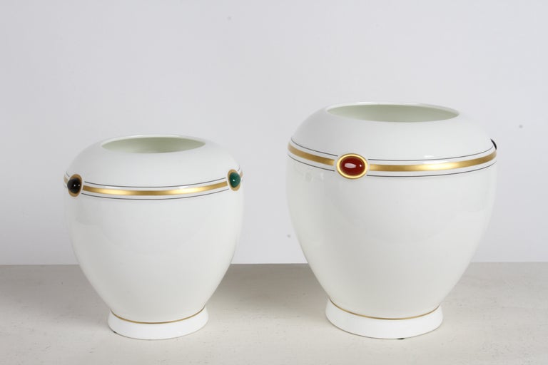 Pair of Villeroy and Boch Paloma Picasso Designed Bijou Jeweled