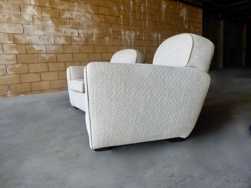 Pair of Vintage 1930s French Art Moderne Club Chairs 2