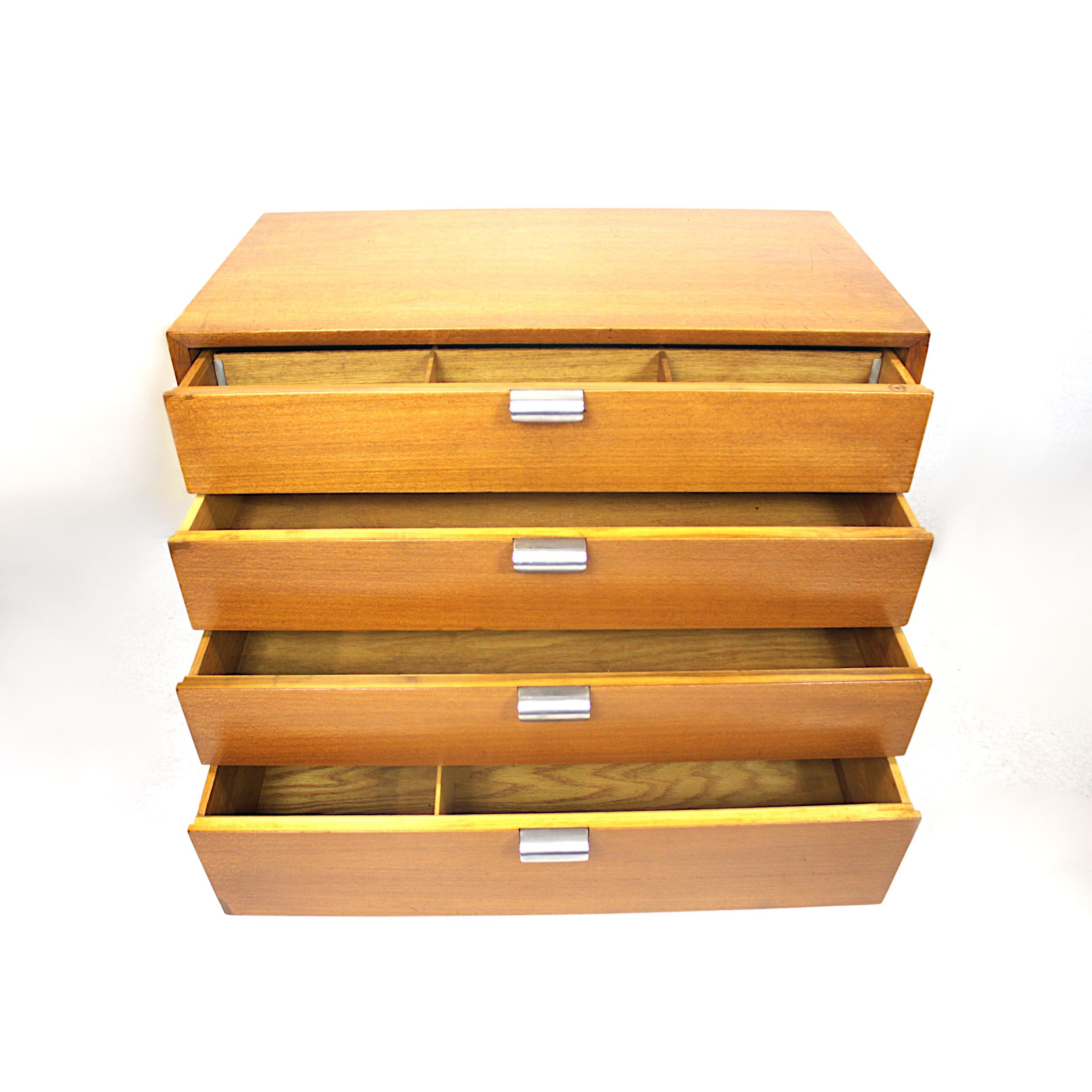 Mid-20th Century Pair of Vintage 1950s Basic Cabinet Series Console Cabinets by George Nelson