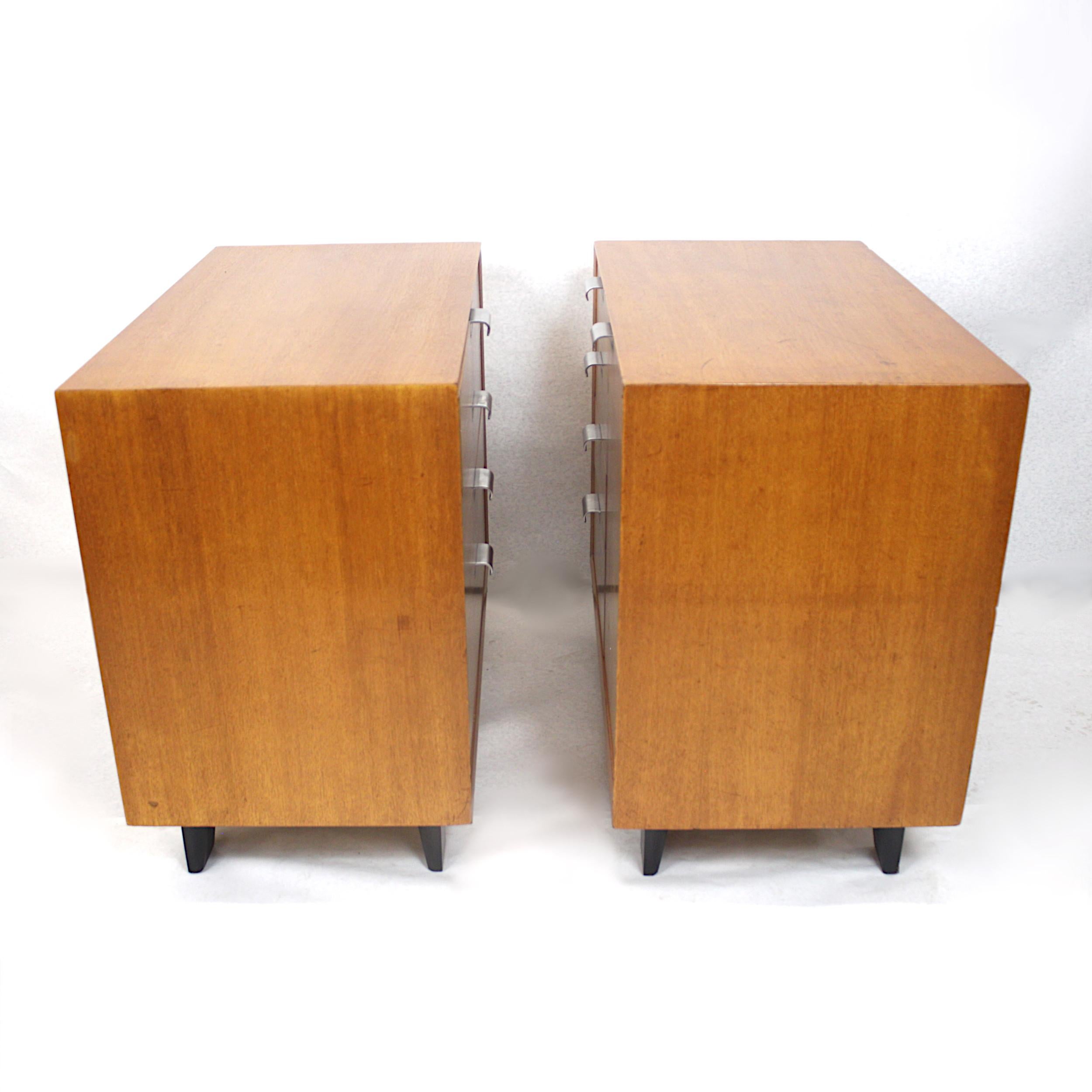 Pair of Vintage 1950s Basic Cabinet Series Console Cabinets by George Nelson 1