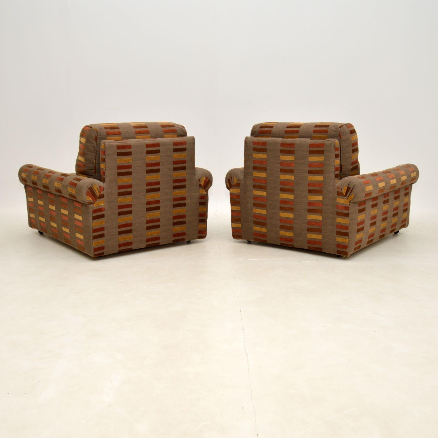 Pair of Vintage 1960's Lounge Armchairs 1