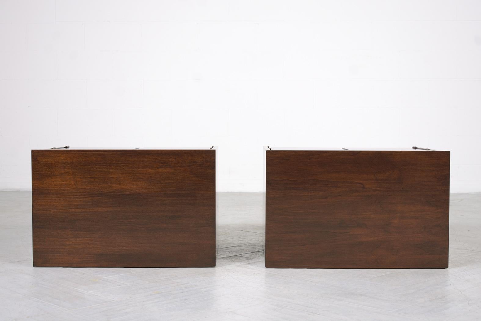 Pair of Vintage 1960s Mid-Century Nightstands 5