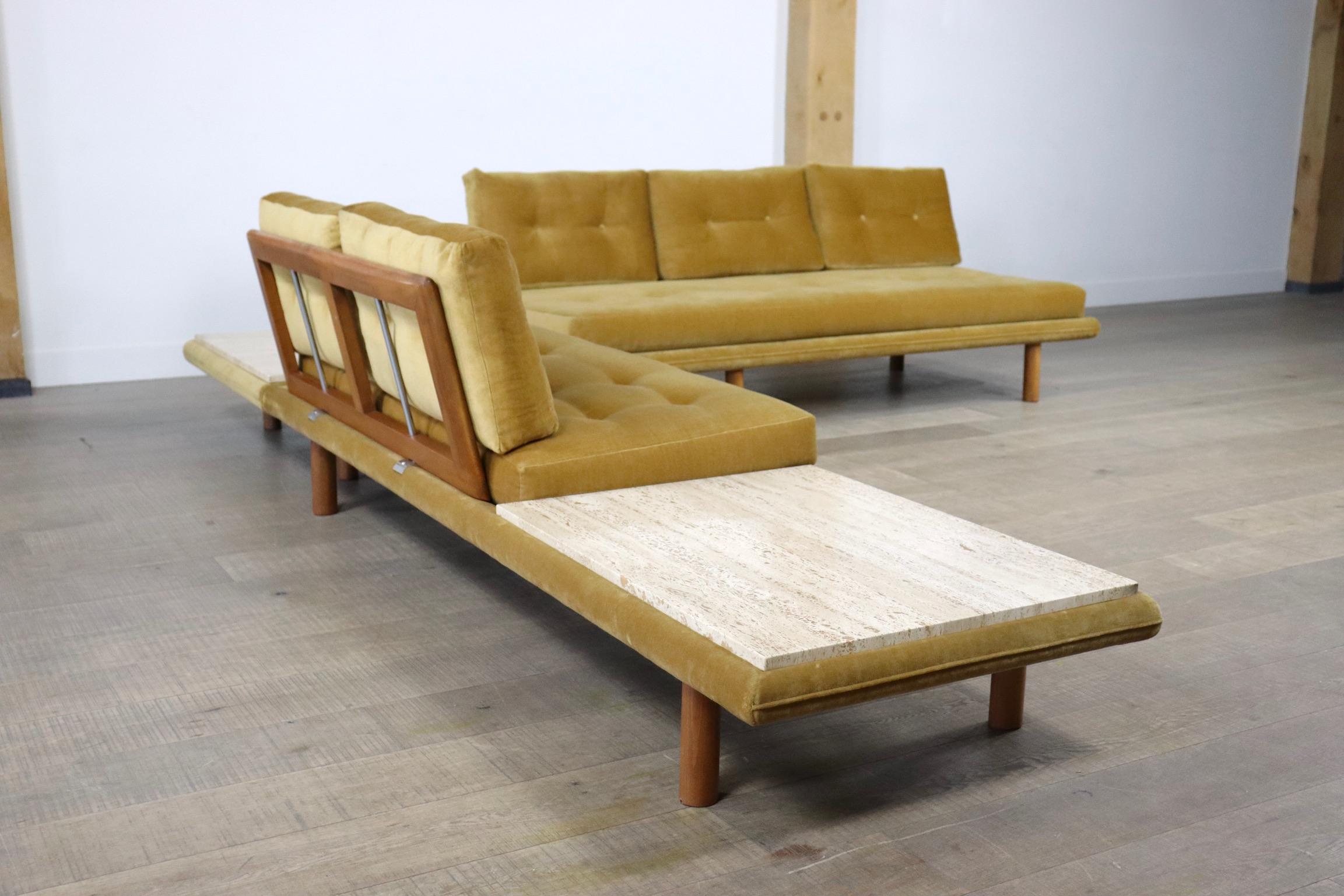 Pair of Vintage 1960s Sofas / Daybeds by Franz Köttgen for Kill International For Sale 2