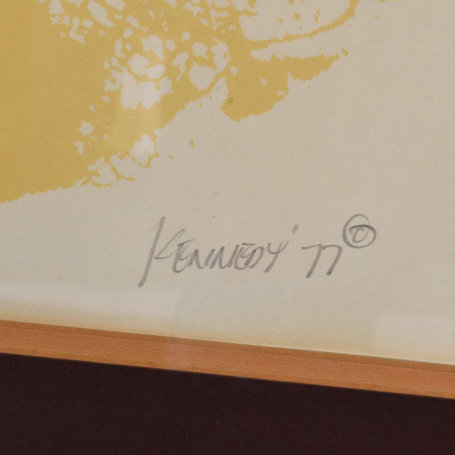 Pareja de Láminas Arbóreas de Edición Limitada Vintage de los años 70 firmadas con árboles en venta 6