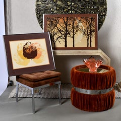 Pair of Vintage 1970s Arboreal Signed Limited Edition Prints with Trees