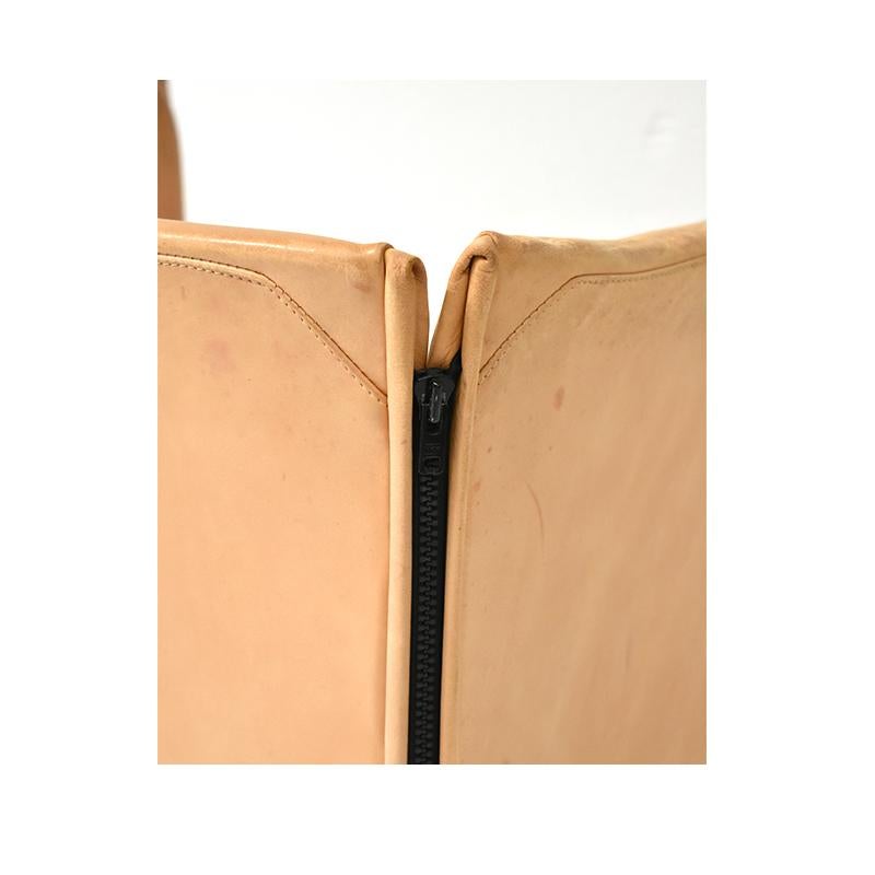 Cuir Paire de fauteuils vintage des années 1970, design de Mario Bellini pour Cassina Production en vente