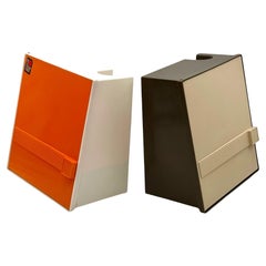 Pair of Vintage 70s Medicine Cabinets with Hidden Storage by Flair France