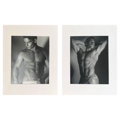 Pair of Vintage 90s Male Physique Orig Photos of Masculine Model/Actor