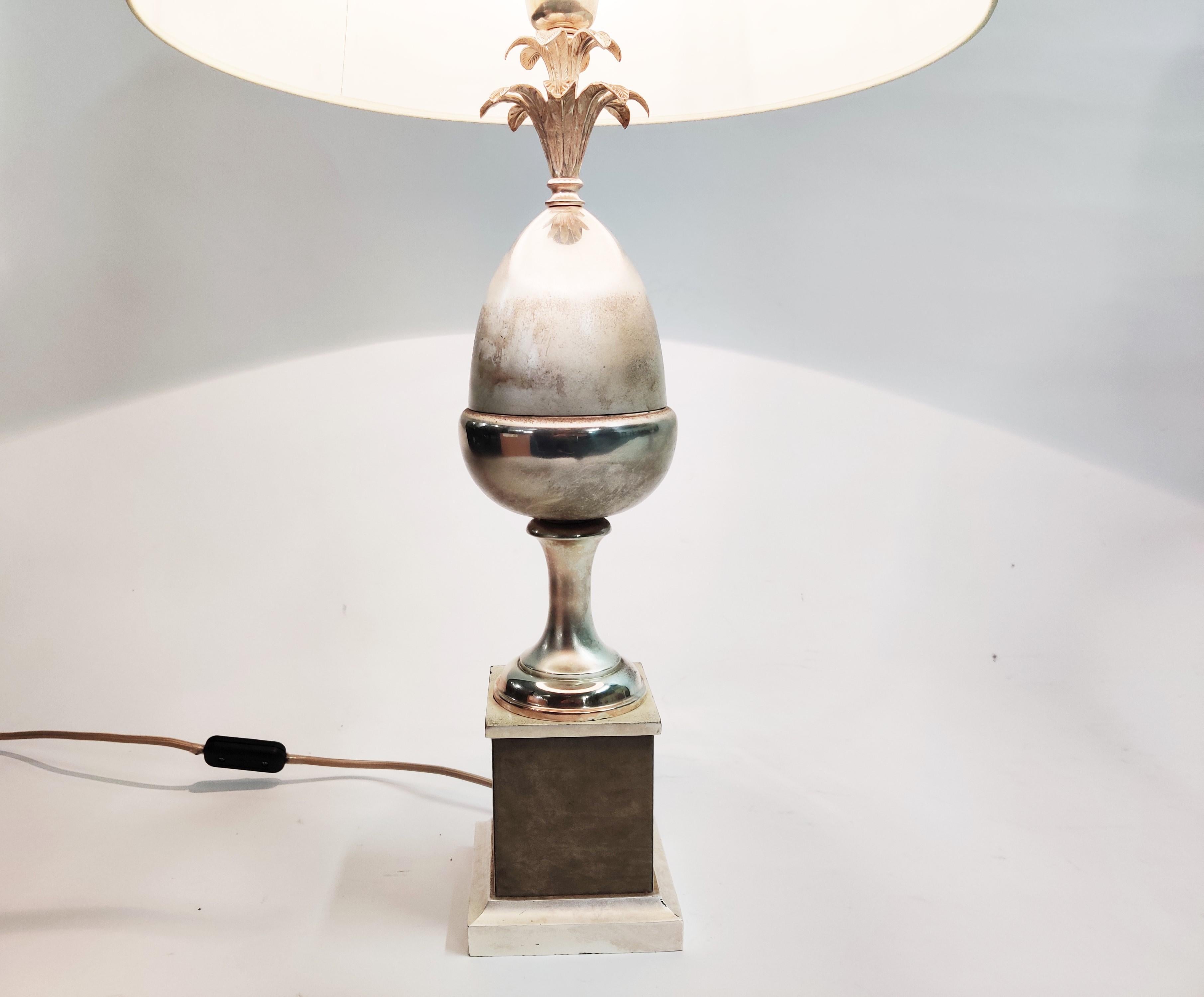 Pair of Vintage Acorn Table Lamps, 1970s 1
