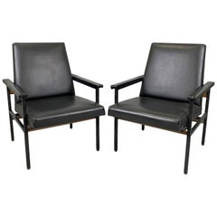 Pair of Vintage Adjustable Armchairs, Czechoslovakia, 1970s