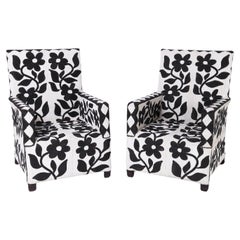 Pair of Vintage African Yoruba Beaded Armchairs