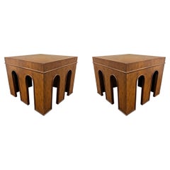 Pair of Vintage American Classically-Inspired Low Tables