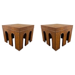 Pair of Vintage American Classically-Inspired Low Tables
