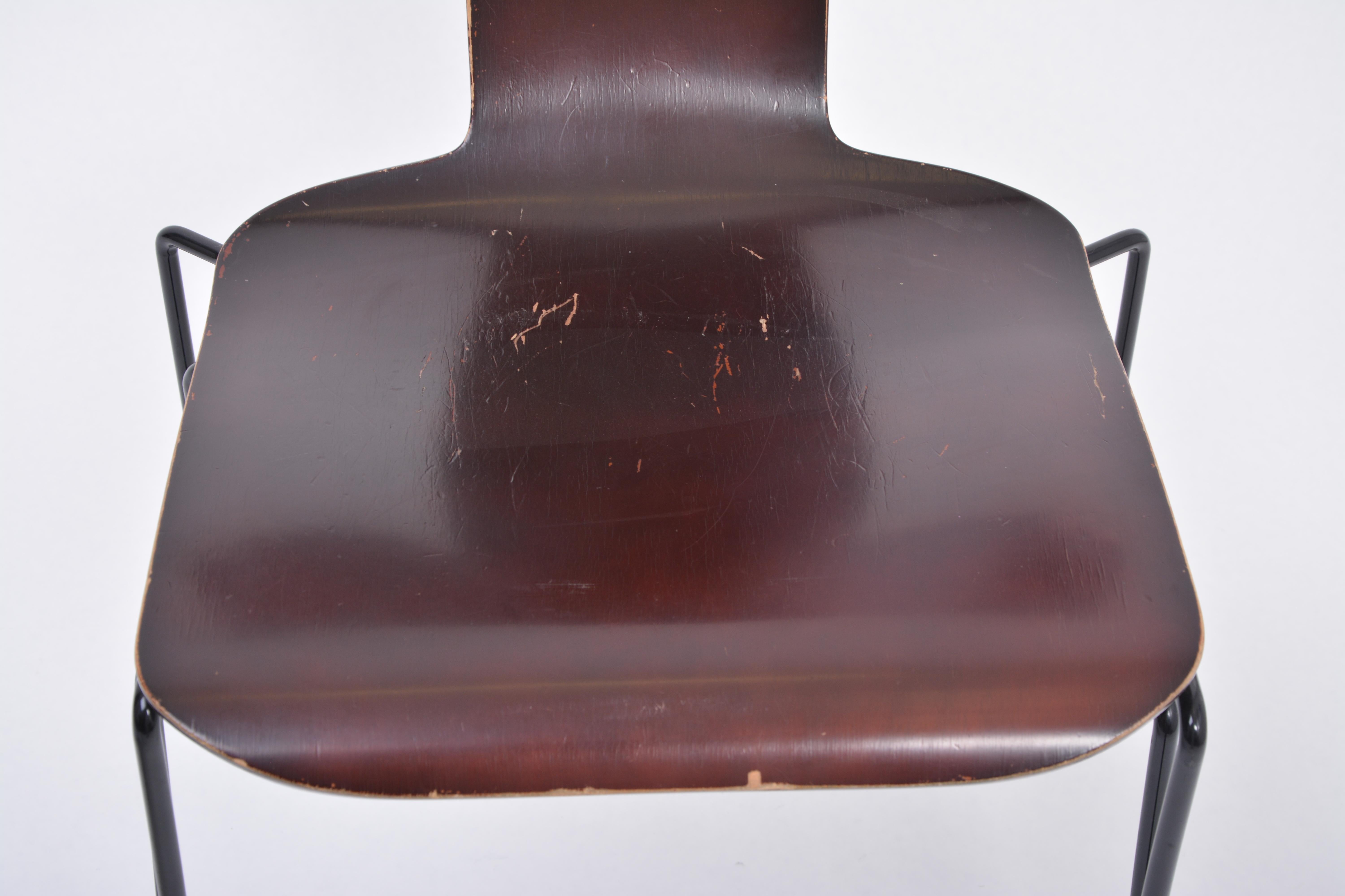 Coppia di sedie da pranzo Anziano vintage di John Hutton per Donghia in vendita 2