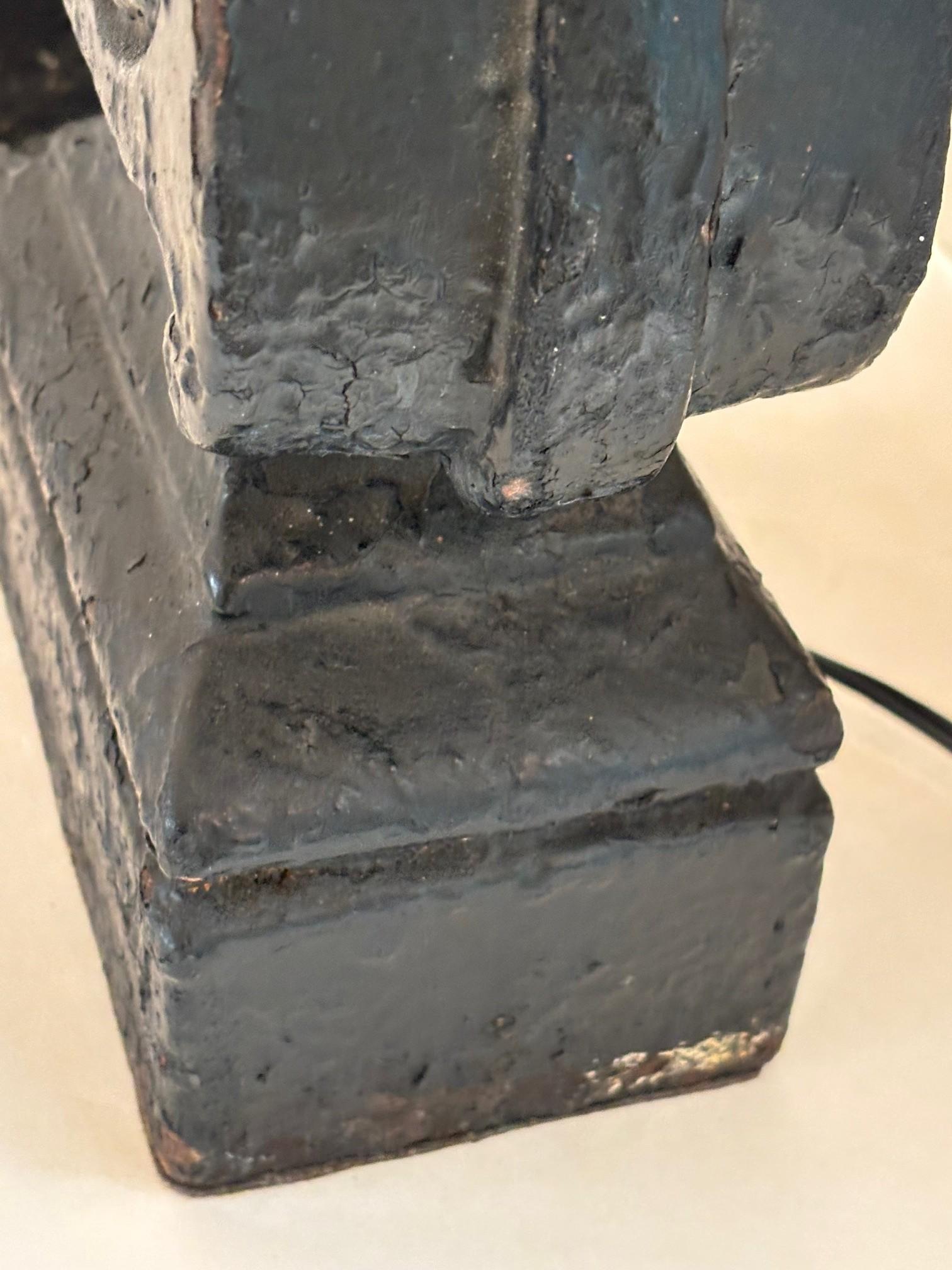 Pareja de lámparas vintage de elementos arquitectónicos en venta 4