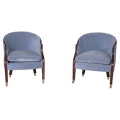 Pair of Vintage Armchairs by Baker