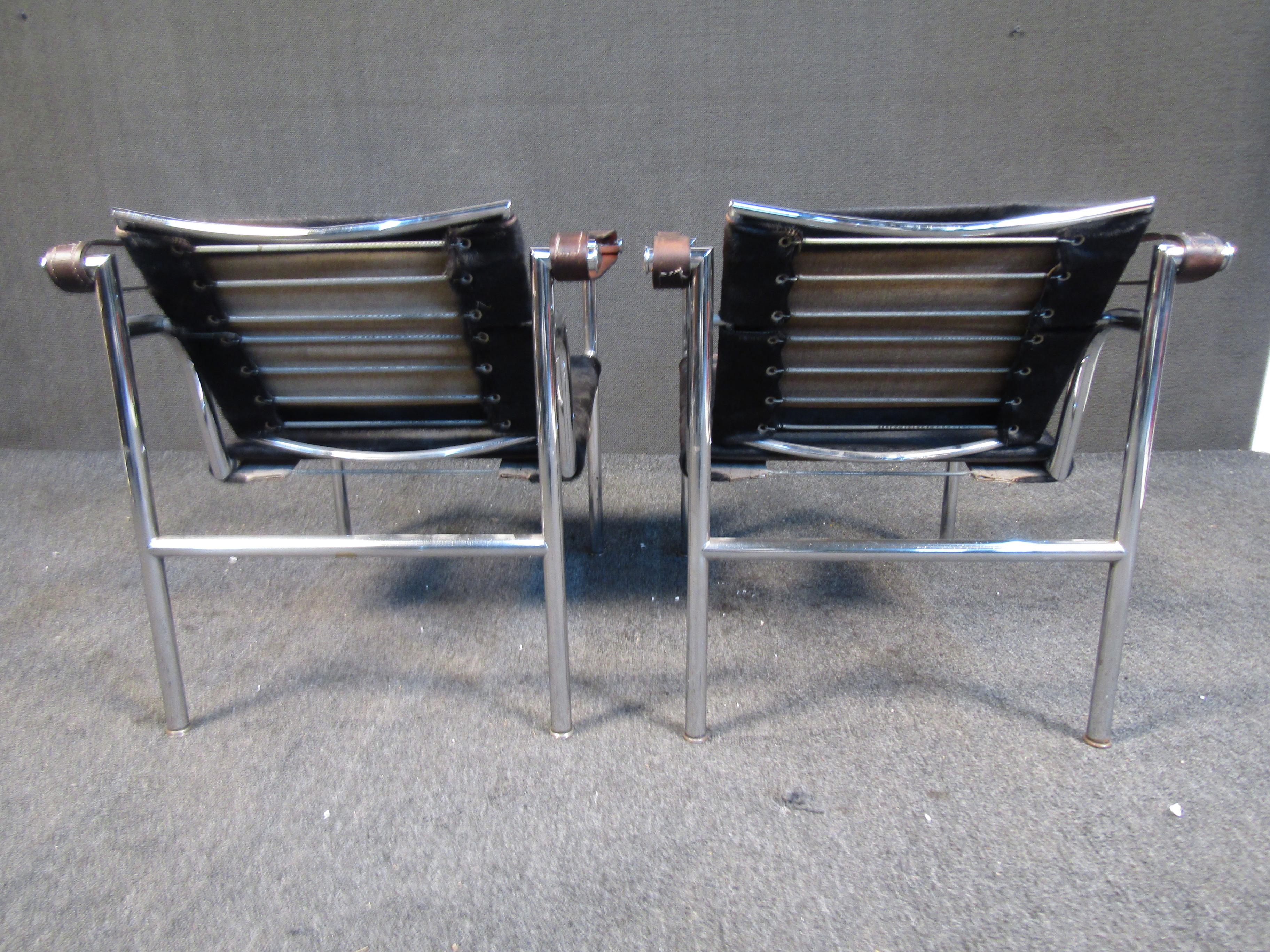 20th Century Le Corbusier Armchairs by Cassina