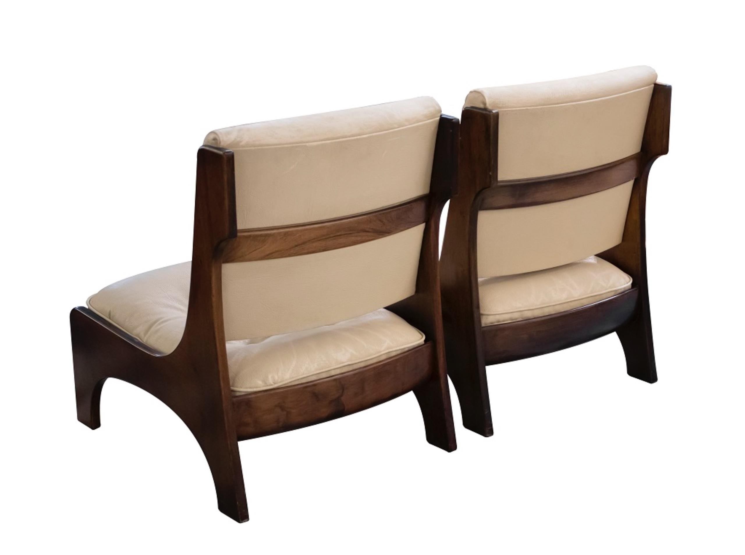 Italian Pair Of Vintage Armchairs 1970s Sormani Production For Sale