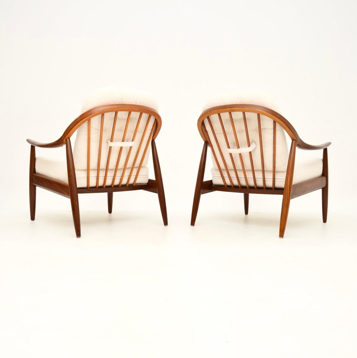 British Pair of Vintage Armchairs by Greaves and Thomas