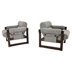 Pair of Used armchairs by Hikor , Czechoslovakia 1969s