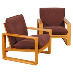 Pair of vintage armchairs by Miroslav Navratil, Daria model, 1985