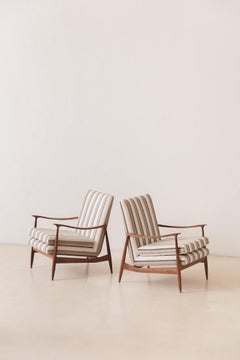 Coppia di poltrone vintage di Móveis Cimo, 1960, metà secolo brasiliano