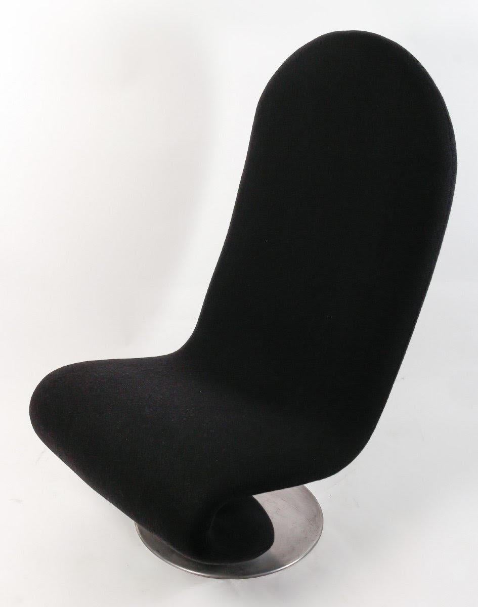 Paar Vintage-Sessel von Verner Panton für Frits Hansen für Frits Hansen, 20. Jahrhundert. im Angebot 1