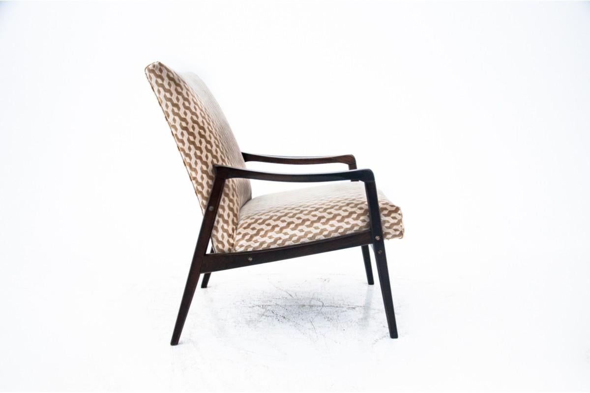 Pair of vintage armchairs, Poland, 1960s. For Sale 7