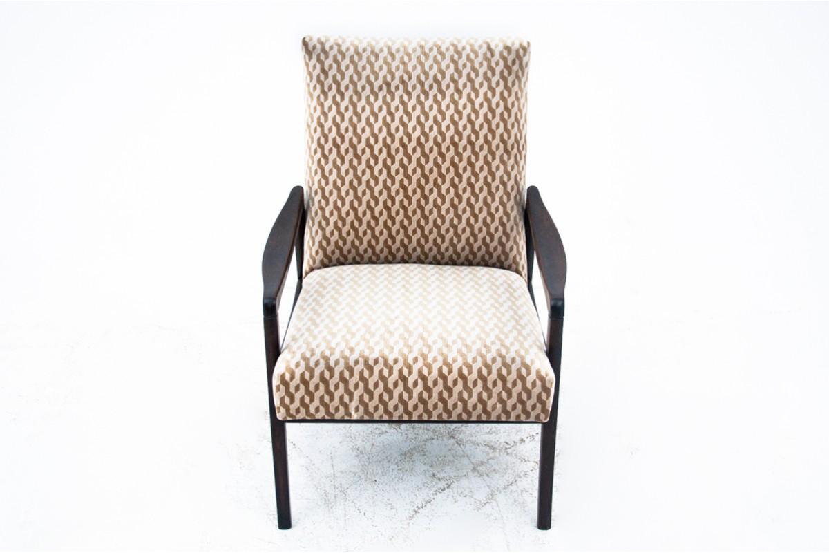 Pair of vintage armchairs, Poland, 1960s. In Good Condition For Sale In Chorzów, PL