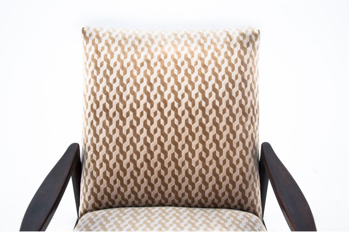Pair of vintage armchairs, Poland, 1960s. For Sale 2