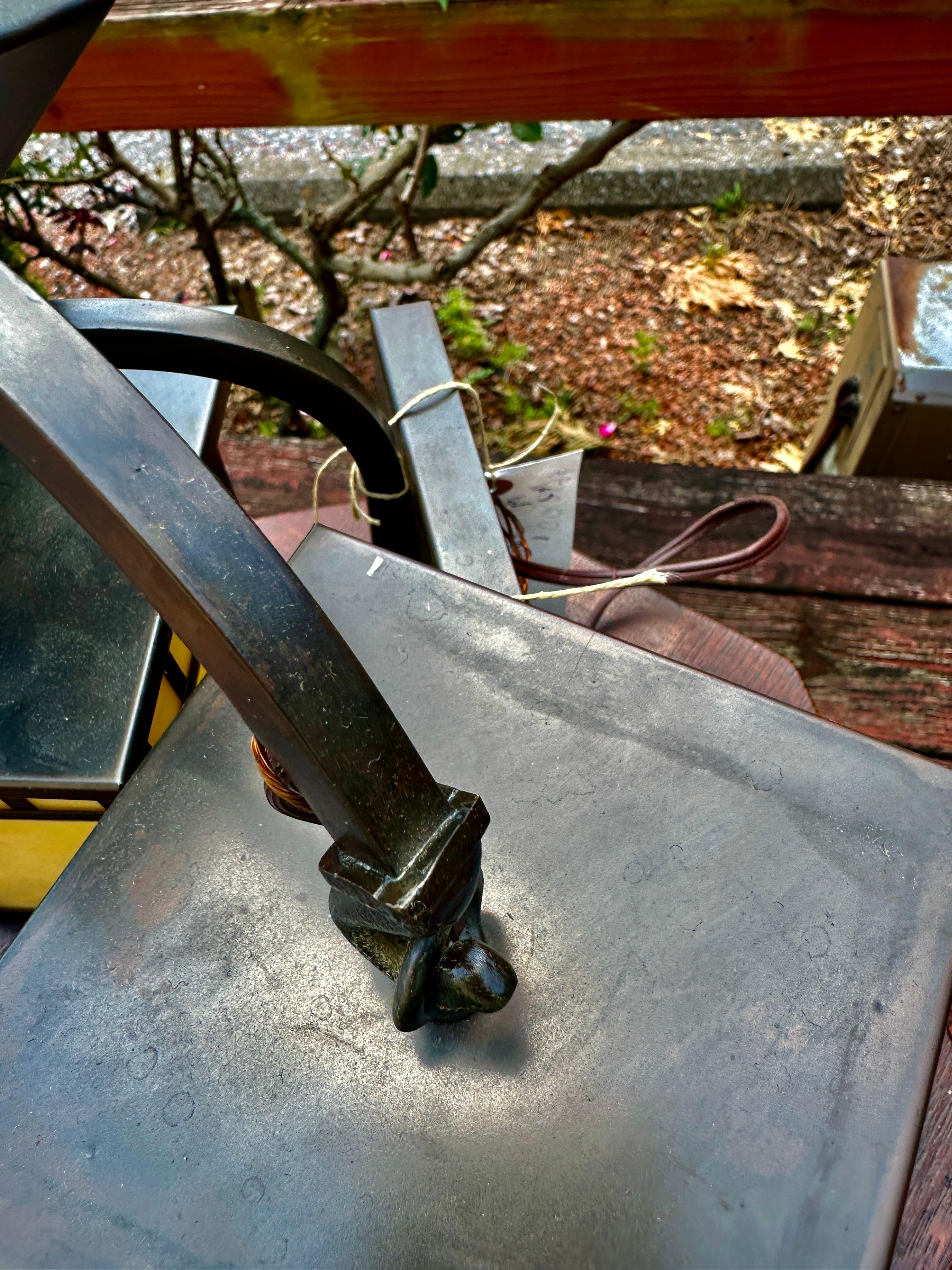 Pareja de lámparas vintage Arroyo Craftsman - W4286 en venta 3