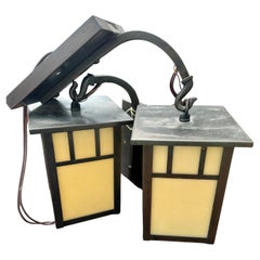 Pair of Vintage Arroyo Craftsman Lamps - W4286