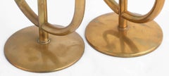 Ein Paar Art-Déco-Kandelaber im Vintage-Stil von Harald Buchrucker