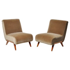 Paar Vintage Art Deco Stühle