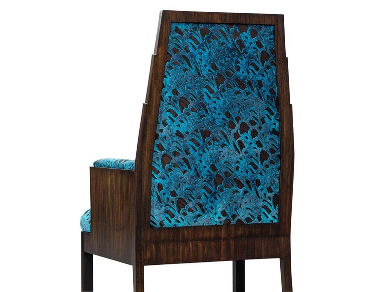 Pair of Vintage Art Deco Makassar Ebony Parlor Armchairs ...