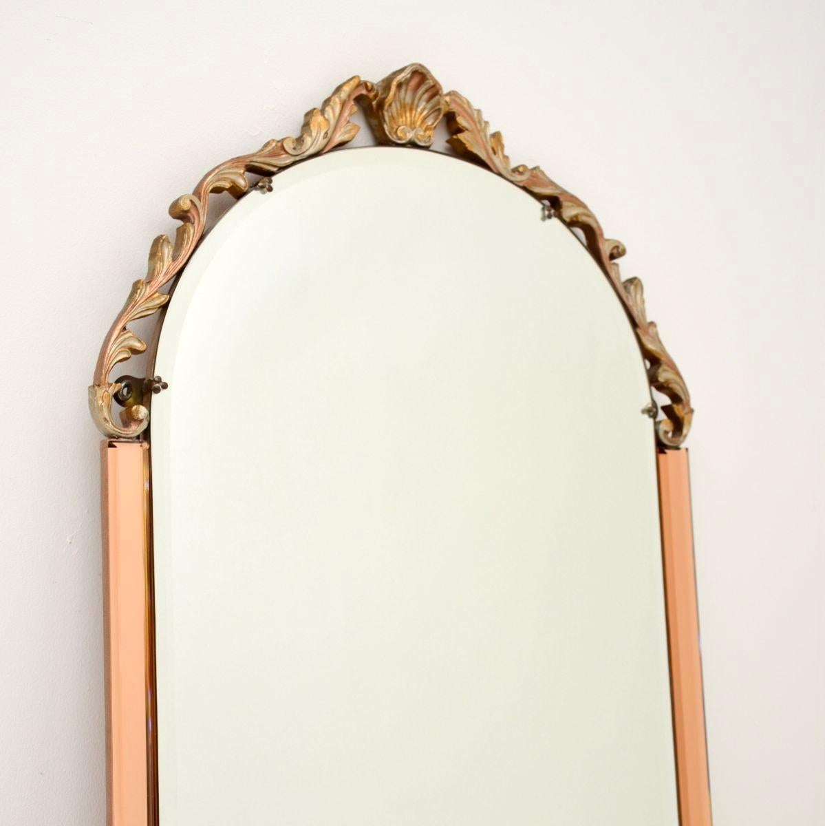 Paar Vintage Art Deco Spiegel Dekorative Spiegel (Art déco) im Angebot