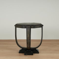 Pair of Vintage Art Deco Style Tables in Faux Shagreen by Maitland Smith
