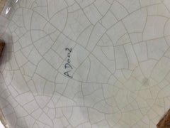 Art Deco Enameled Ceramic Vases, Geometric Design, France, 1930s