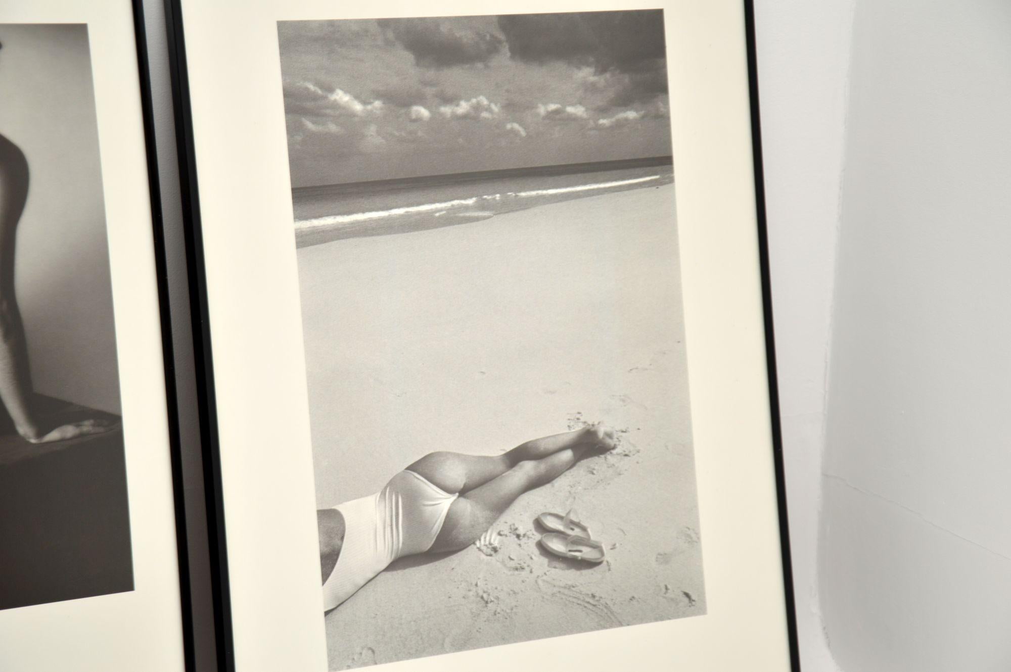 German Pair of Vintage Art Photography Prints by Jeanloup Sieff