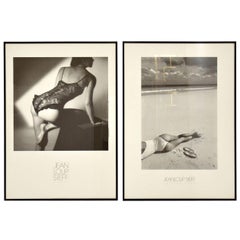 Pair of Vintage Art Photography Prints by Jeanloup Sieff