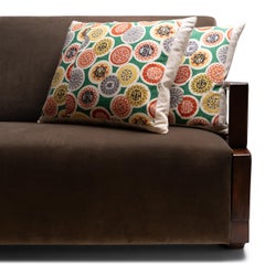 Pair of Vintage Atomic Age Throw Pillows