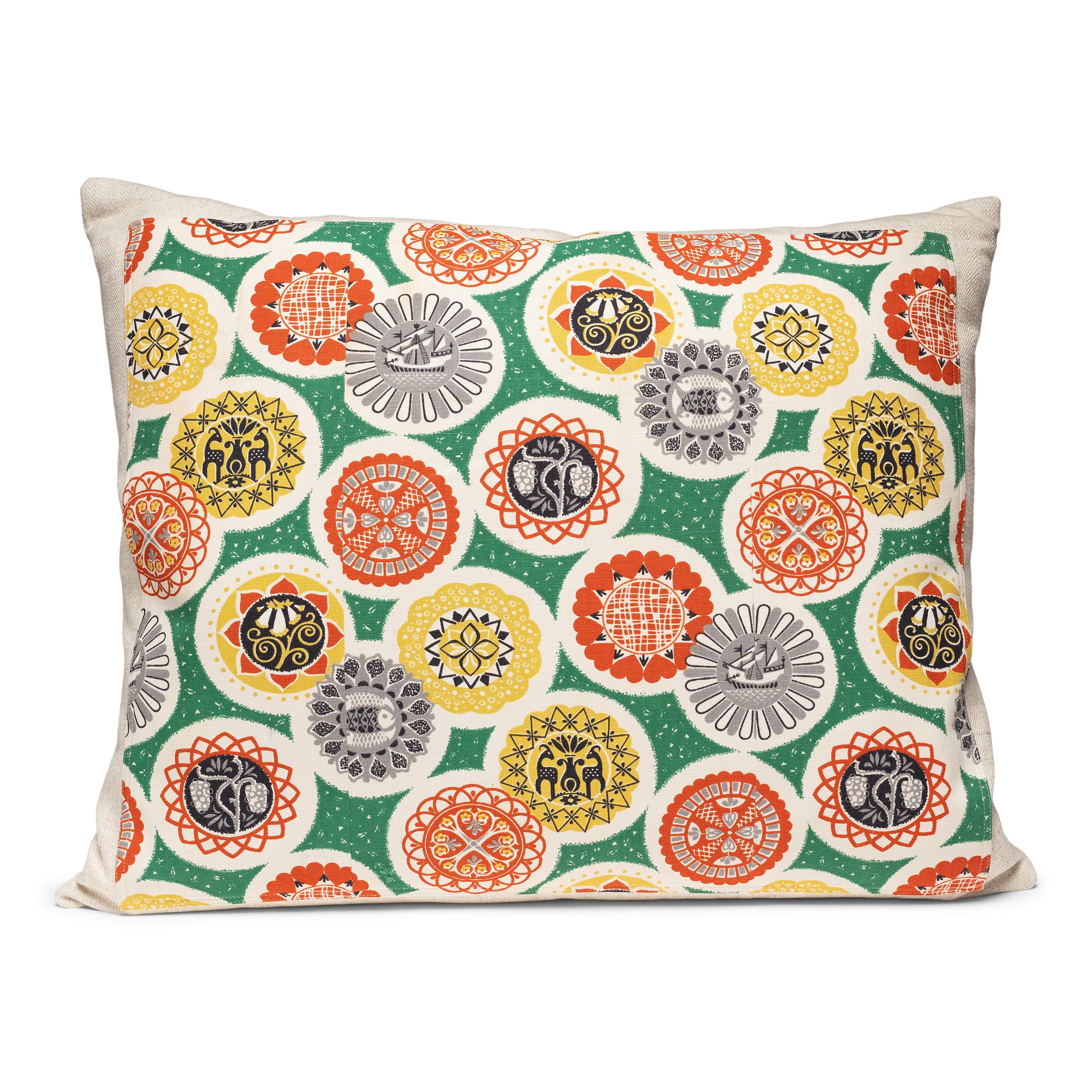 Mid-Century Modern Pair of Vintage Atomic Age Throw Pillows For Sale